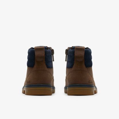 Lorcam Trail Kid Dark Brown | Clarks online