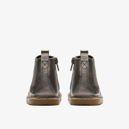 Joyful Sky Toddler Pewter | Clarks discount