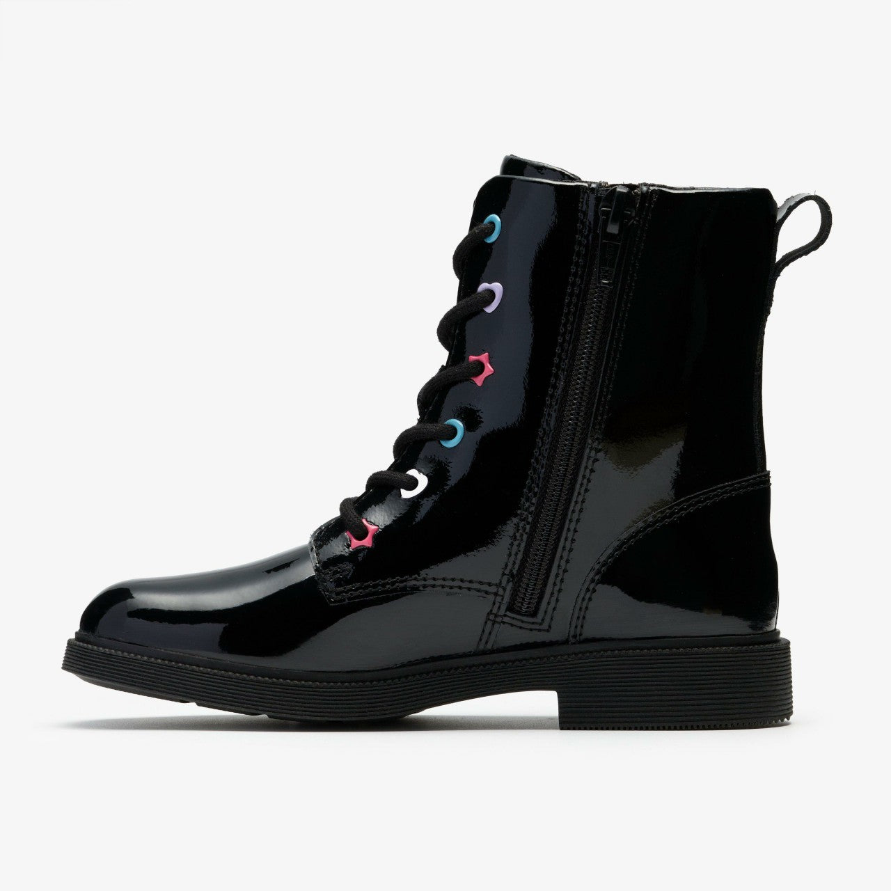 Oaklyn Charm Kid Black Patent | Clarks on Sale