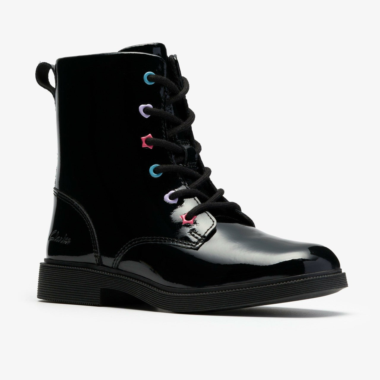 Oaklyn Charm Kid Black Patent | Clarks on Sale