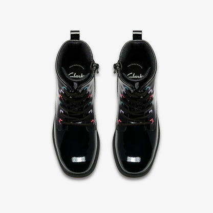 Oaklyn Charm Kid Black Patent | Clarks on Sale
