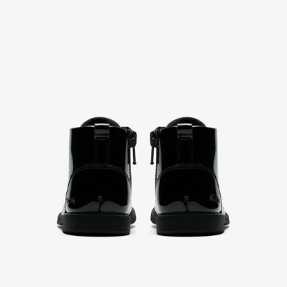 Oaklyn Charm Toddler Black Patent | Clarks for sale