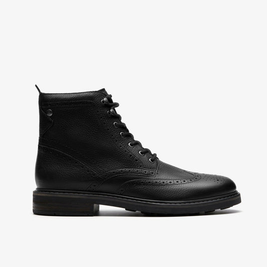Newford Lace Boot Black Leather | Clarks outlet