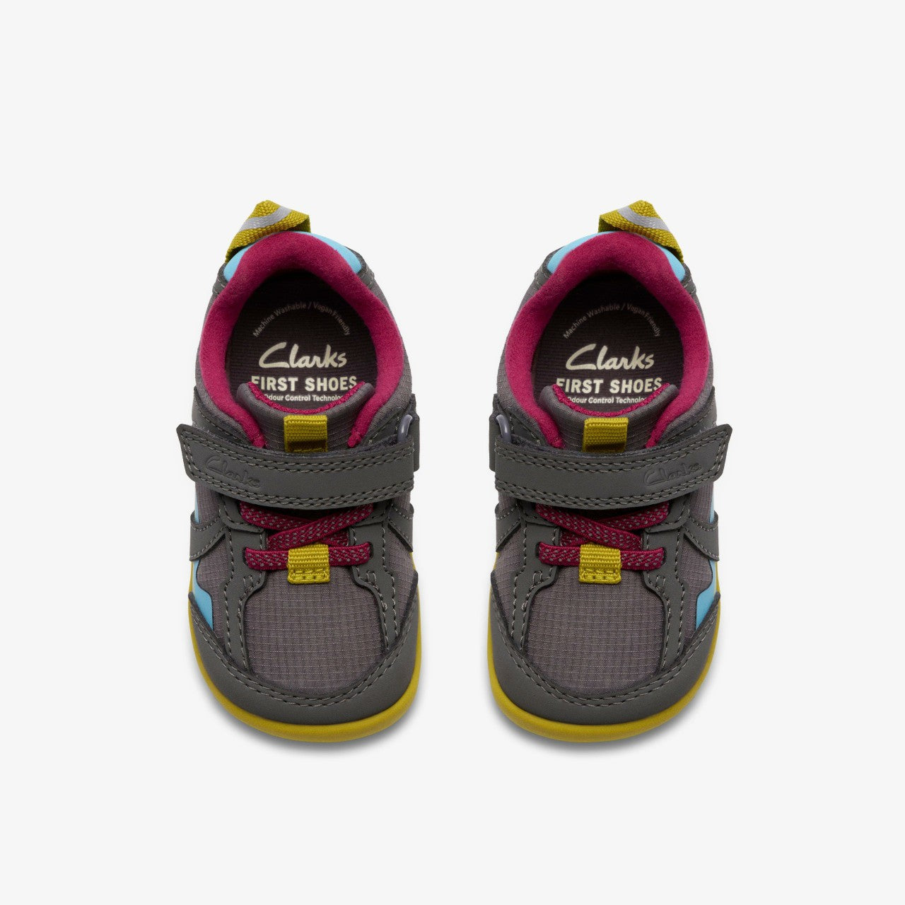 Roamer Hero Toddler Dark Grey Combination | Clarks on Sale