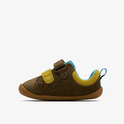 Roamer Roar Toddler Dark Olive | Clarks for sale