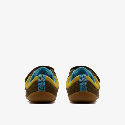 Roamer Roar Toddler Dark Olive | Clarks for sale