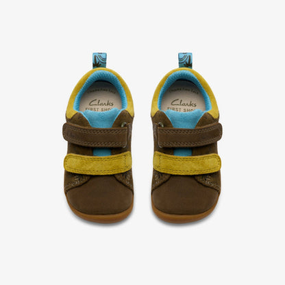 Roamer Roar Toddler Dark Olive | Clarks for sale