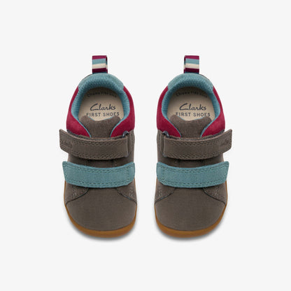 Roamer Pop Toddler Grey | Clarks discount