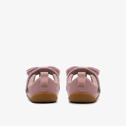 Roamer Trim Toddler Dusty Pink | Clarks for sale