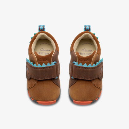 Roamer Stomp Toddler Tan | Clarks outlet