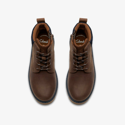 Lorcam Trail Older Dark Brown | Clarks for sale