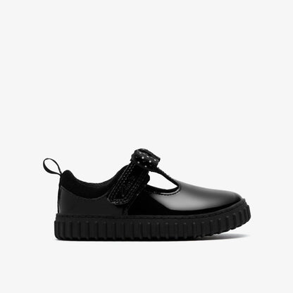 Cove Bow Toddler Black Patent | Clarks outlet