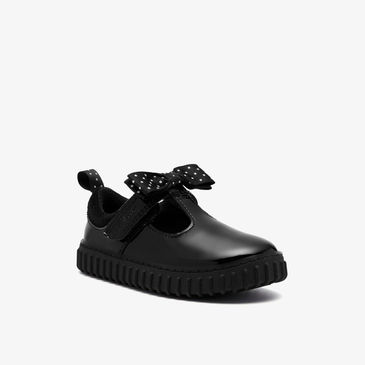 Cove Bow Toddler Black Patent | Clarks outlet