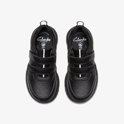Feather Shine Kid Black | Clarks on Sale