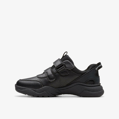 Feather Shine Kid Black | Clarks on Sale