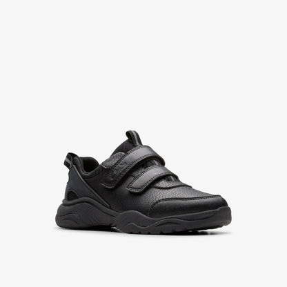 Feather Shine Kid Black | Clarks on Sale