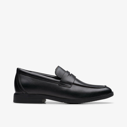 Jonwin Craft Youth Black Leather | Clarks on Sale