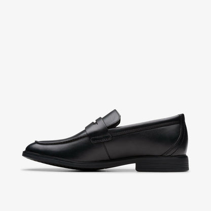 Jonwin Craft Youth Black Leather | Clarks on Sale