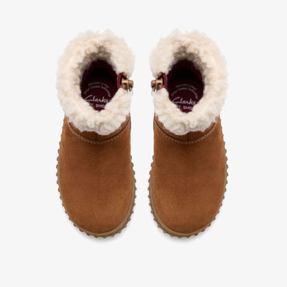 Cove Warm Toddler Tan | Clarks for sale