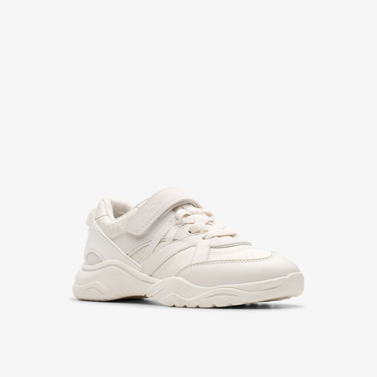 Feather Pace Kid White | Clarks discount