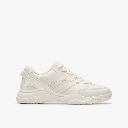 Feather Pace Older White | Clarks online