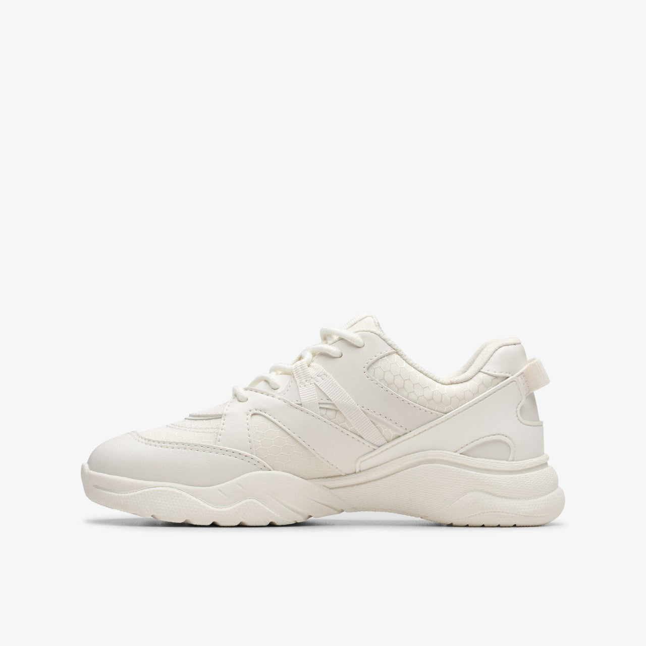 Feather Pace Older White | Clarks online