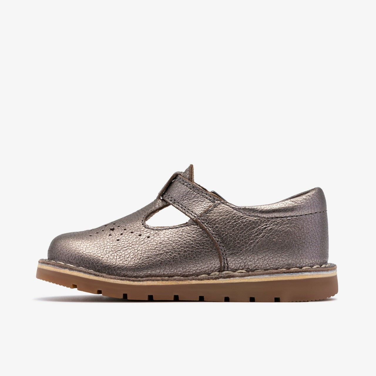 Joyful Skip Toddler Pewter | Clarks on Sale