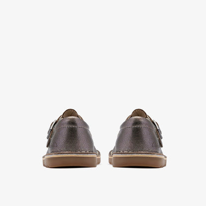 Joyful Skip Toddler Pewter | Clarks on Sale