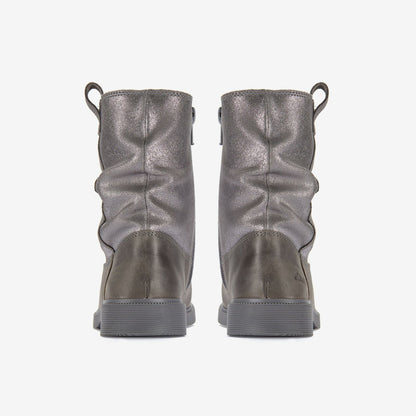 Oaklyn Top Kid Pewter Suede | Clarks discount