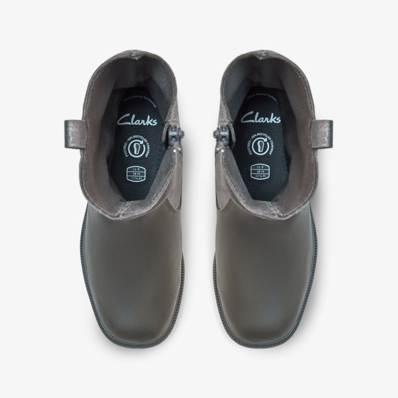 Oaklyn Top Kid Pewter Suede | Clarks discount