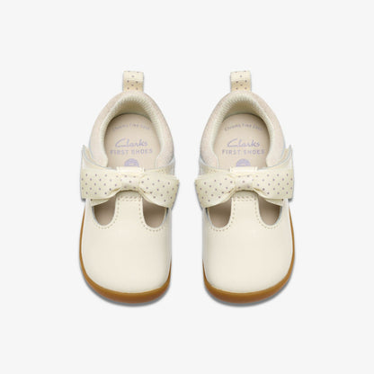 Roamer Trim Toddler Off White | Clarks discount