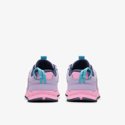 Selva Hero Toddler Lilac Combination | Clarks outlet