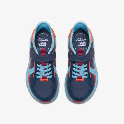 Selva Lane Kid Navy Combination | Clarks discount