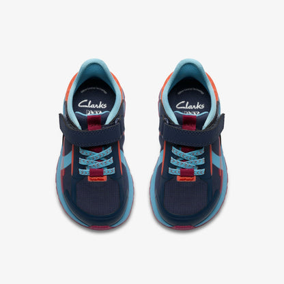 Selva Lane Toddler Navy Combination | Clarks Sale