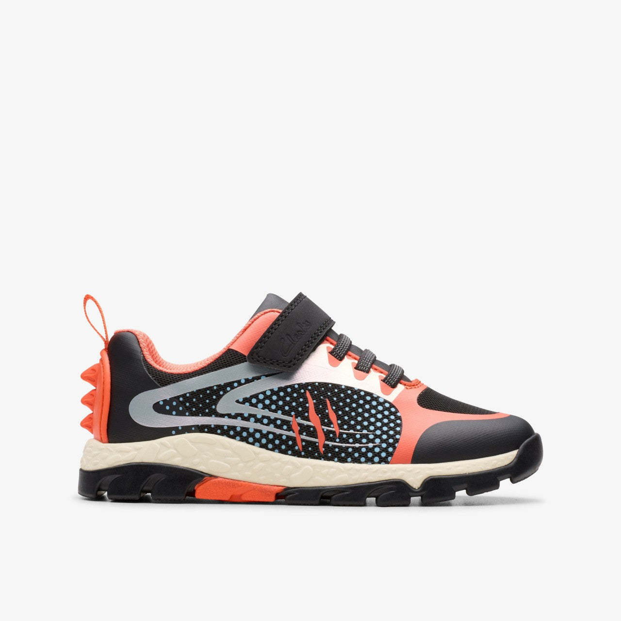 Steggy 2 Fly Kid Black/Orange | Clarks for sale