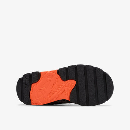 Steggy 2 Fly Kid Black/Orange | Clarks for sale