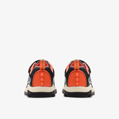 Steggy 2 Fly Kid Black/Orange | Clarks for sale