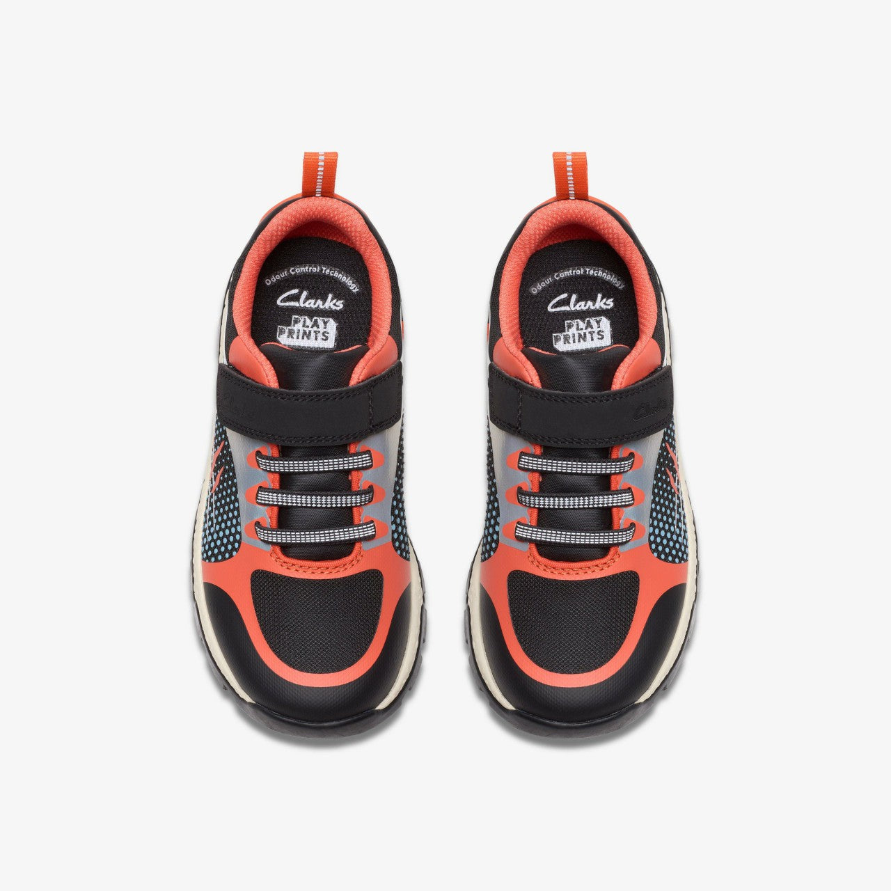 Steggy 2 Fly Kid Black/Orange | Clarks for sale