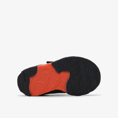 Steggy 2 Fly Toddler Black/Orange | Clarks outlet
