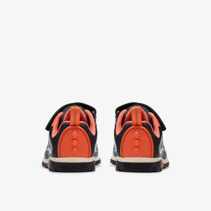 Steggy 2 Fly Toddler Black/Orange | Clarks outlet