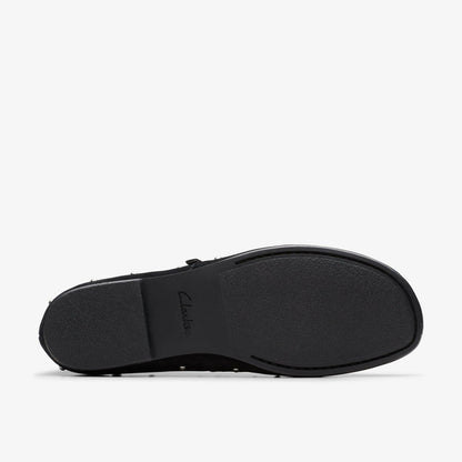 Livia Stud Black Suede | Clarks for sale