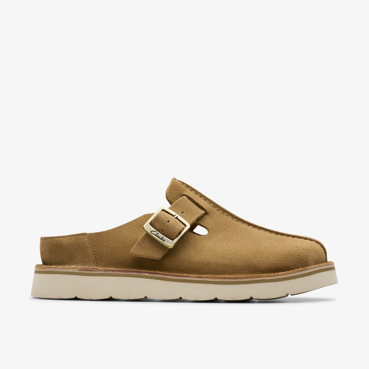 Solsbury Mule Dark Sand Suede | Clarks online