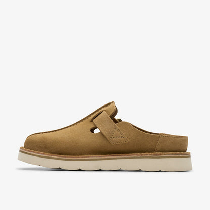 Solsbury Mule Dark Sand Suede | Clarks online