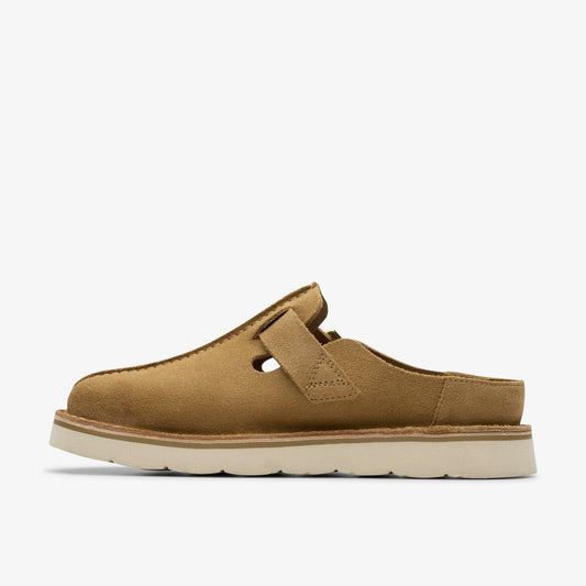 Solsbury Mule Dark Sand Suede | Clarks online