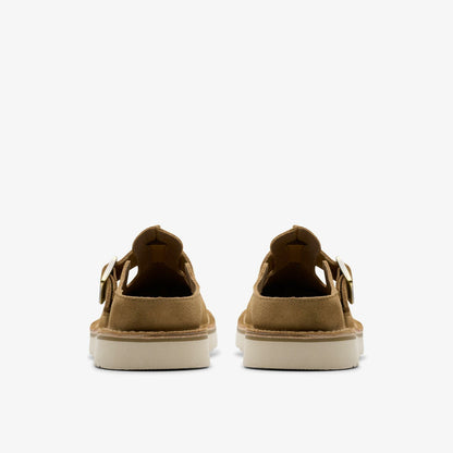 Solsbury Mule Dark Sand Suede | Clarks online