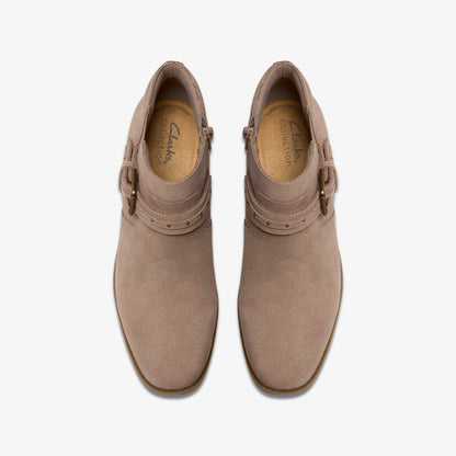 Danyelle Wish Light Taupe Suede | Clarks outlet