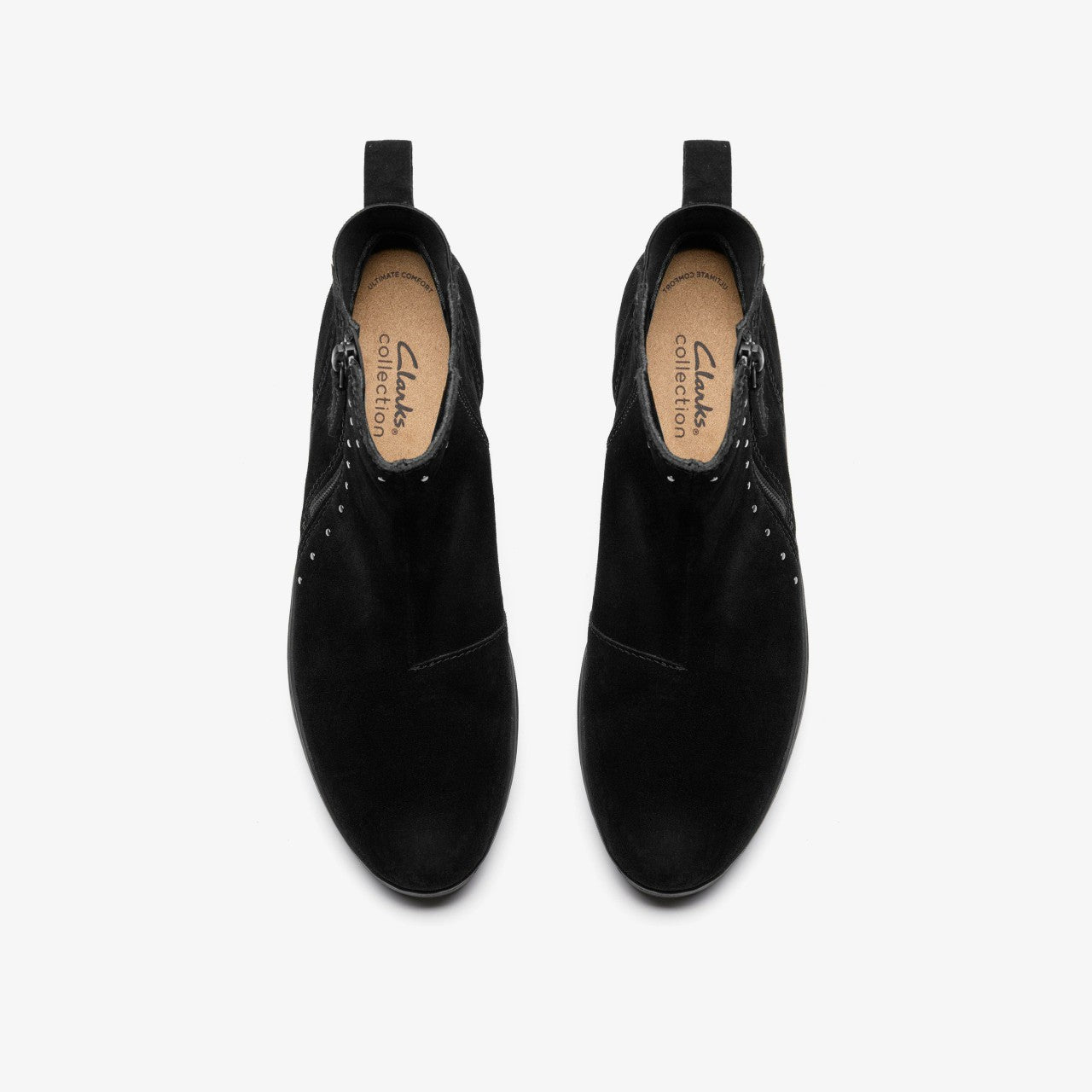 Zylah Willow Black Suede | Clarks on Sale