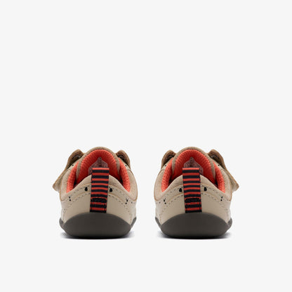 Roamer Wish Toddler Off White Print | Clarks on Sale