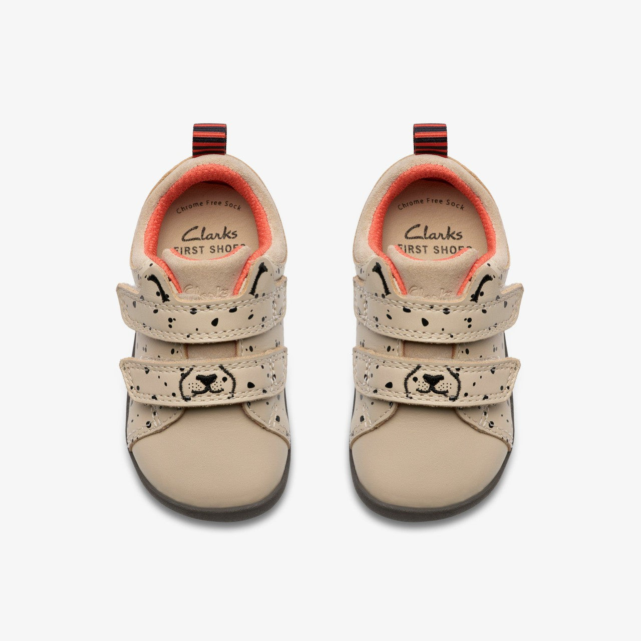 Roamer Wish Toddler Off White Print | Clarks on Sale