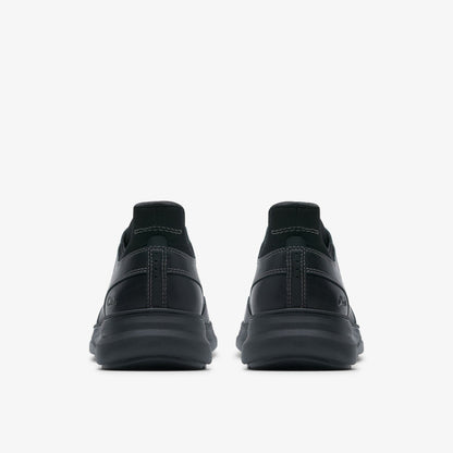 Mullan Easy Black Leather | Clarks for sale